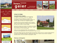 Tablet Screenshot of hausgeier.de